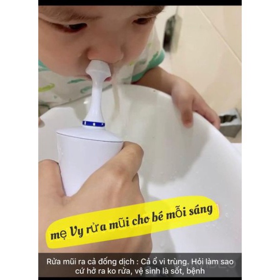 Máy rửa mũi Neilmed Mỹ mẫu mã mới tặng 30 gói muối sạch chính hãng