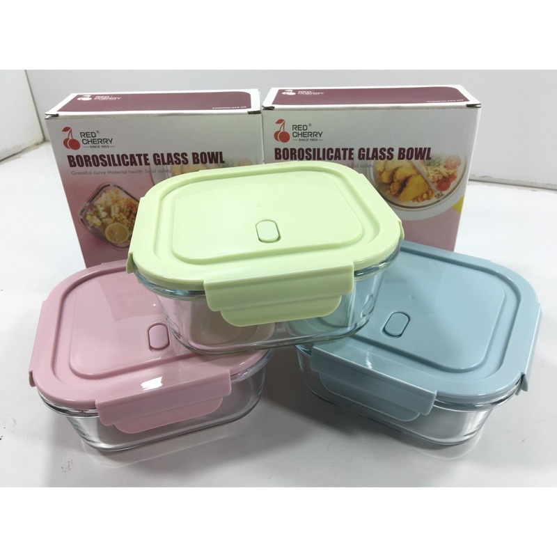 Hộp Thuỷ Tinh Mang Cơm Size Nhỏ Vuông 520ml - Nắp Chống Tràn, Chịu Nhiệt - Hộp Đựng Thực Phẩm Mang Cơm Văn Phòng