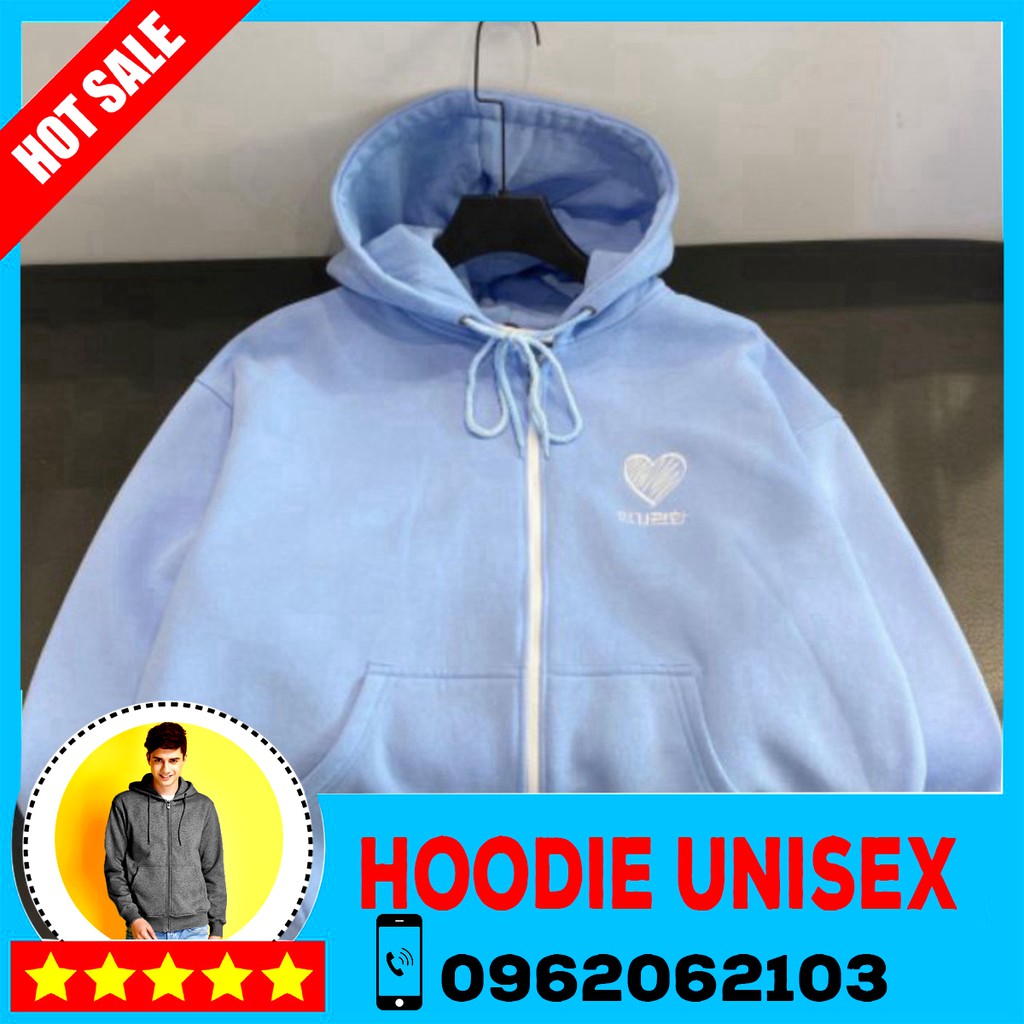 (HOOIDE) Áo Hoodie dây kéo. Áo khoác Hooide Nam nữ Nỉ ngoại (Đủ Size M,L,XL) MỚI | BigBuy360 - bigbuy360.vn