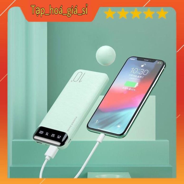 Trợ Ship Sạc Dự Phòng Tích Hợp Màn Hình Led WK-161 10.000mAh - BH 6 tháng 1 đổi 1