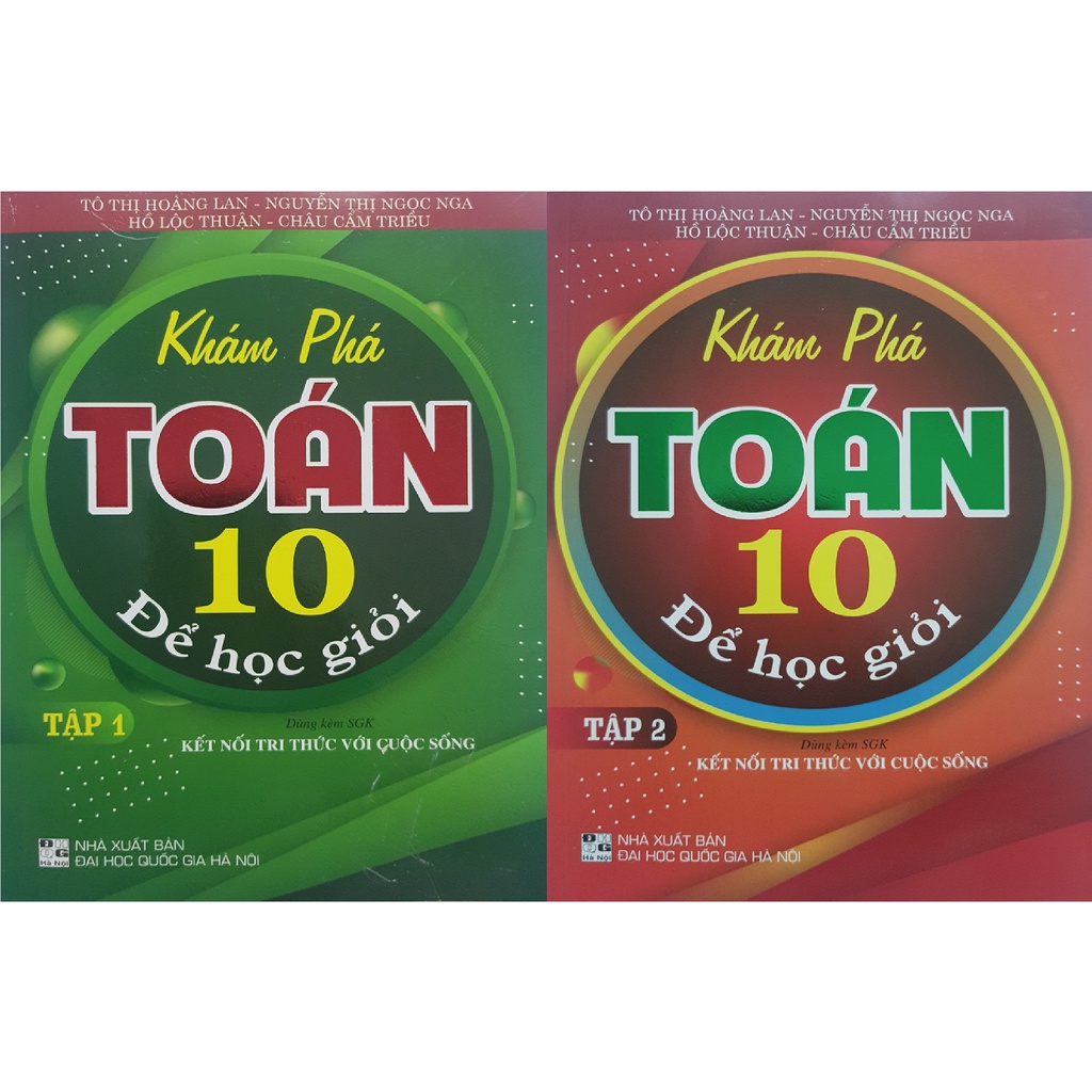 Sách - Combo Hai tập Khám phá Toán 10 để học giỏi (Dùng kèm SGK Kết Nối)