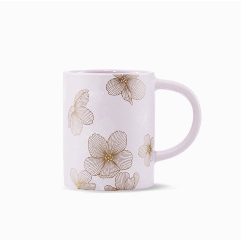- CỐC SỨ CHERRY BLOSSOM  HANDLE MUG 12oz