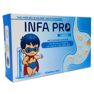 Bào tử lợi khuẩn INFA PRO - Men vi sinh bảo vệ hệ tiêu hóa cho bé