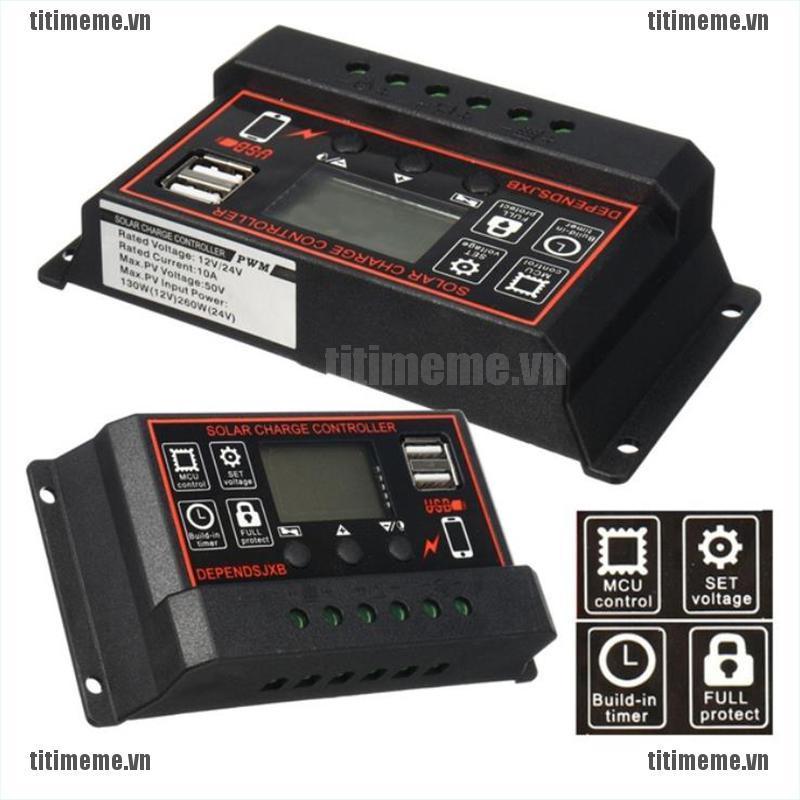 Bộ Điều Khiển Sạc Năng Lượng Mặt Trời 10a-60a Mppt 12v / 24v | BigBuy360 - bigbuy360.vn