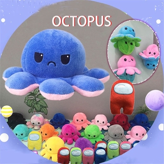 Búp Bê Nhồi Bông Hình Bạch Tuộc Kích Thước 10cm