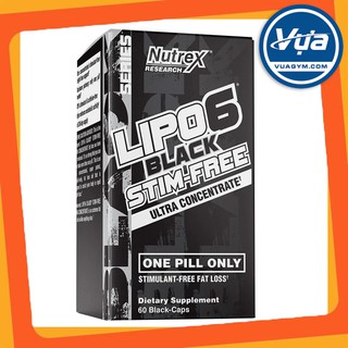 Giảm cân đốt mỡ Nutrex Lipo-6 Black Stim-Free