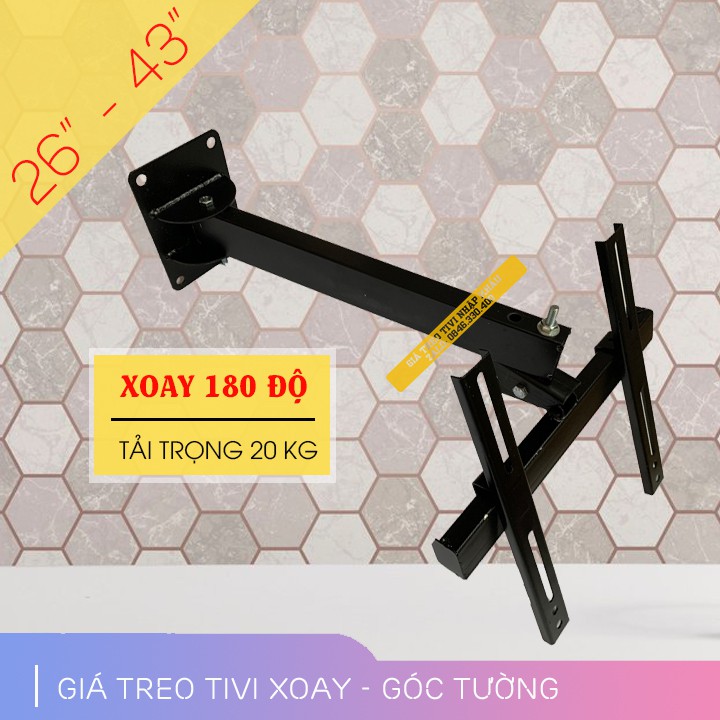 Giá Treo Tivi Góc Tường Xoay Đa Năng 26 - 32 - 40 - 43 Inch - Hàng Chất Lượng Cao - Model: X32 - [Rẻ Hơn NB P4]