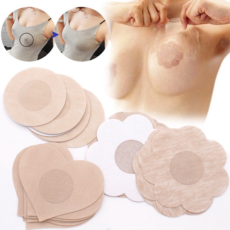 Set 5 Cặp Miếng Dán Nhũ Hoa Vô Hình Cho Nữ