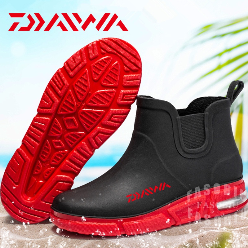 Giày Bốt Đi Mưa Daiwa Thoáng Khí Chống Trượt Chống Mài Mòn Không Thấm Nước Cho Nam
