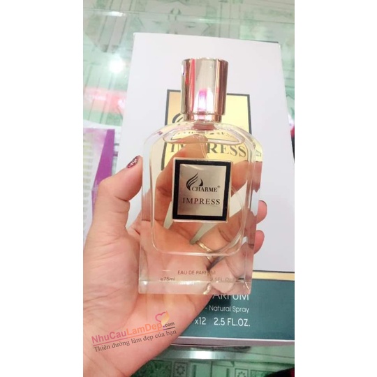 Tặng chai mini  Nước hoa nam Impress Cham.me - NAM TÍNH VÀ THANH LỊCH