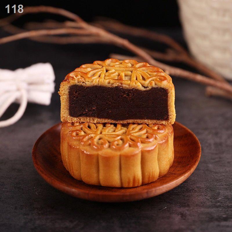 【2021】[Mua 15 tặng 15] Bánh trung thu lòng đỏ trứng Quảng Đông, nhân sen, đậu, nhỏ, ngọt, snack, hộp quà kiểu cổ