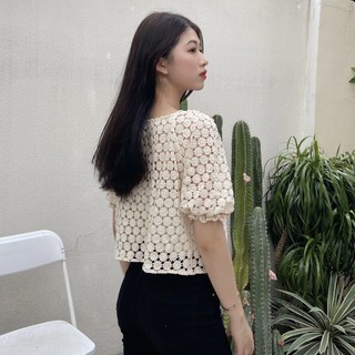 Set áo ren hoa