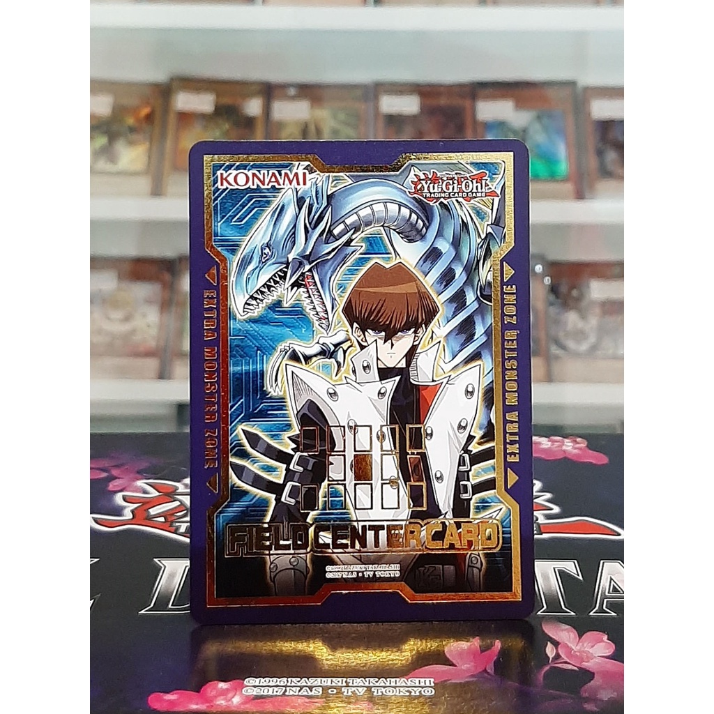 Thẻ Bài YugiOh! Field Center Hình Seto Kaiba & Blue Eyes White Dragon