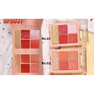 Phấn mắt 5 ô Sivanna Color Peach Pro Eyeshadow