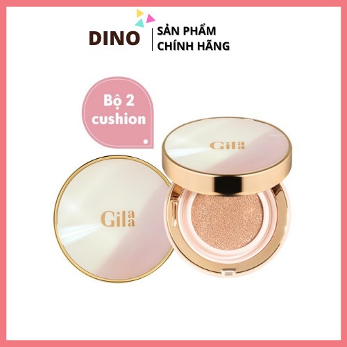 COMBO 2 HỘP GILAA LONG WEAR DD CUSHION (13g x 2 hộp)