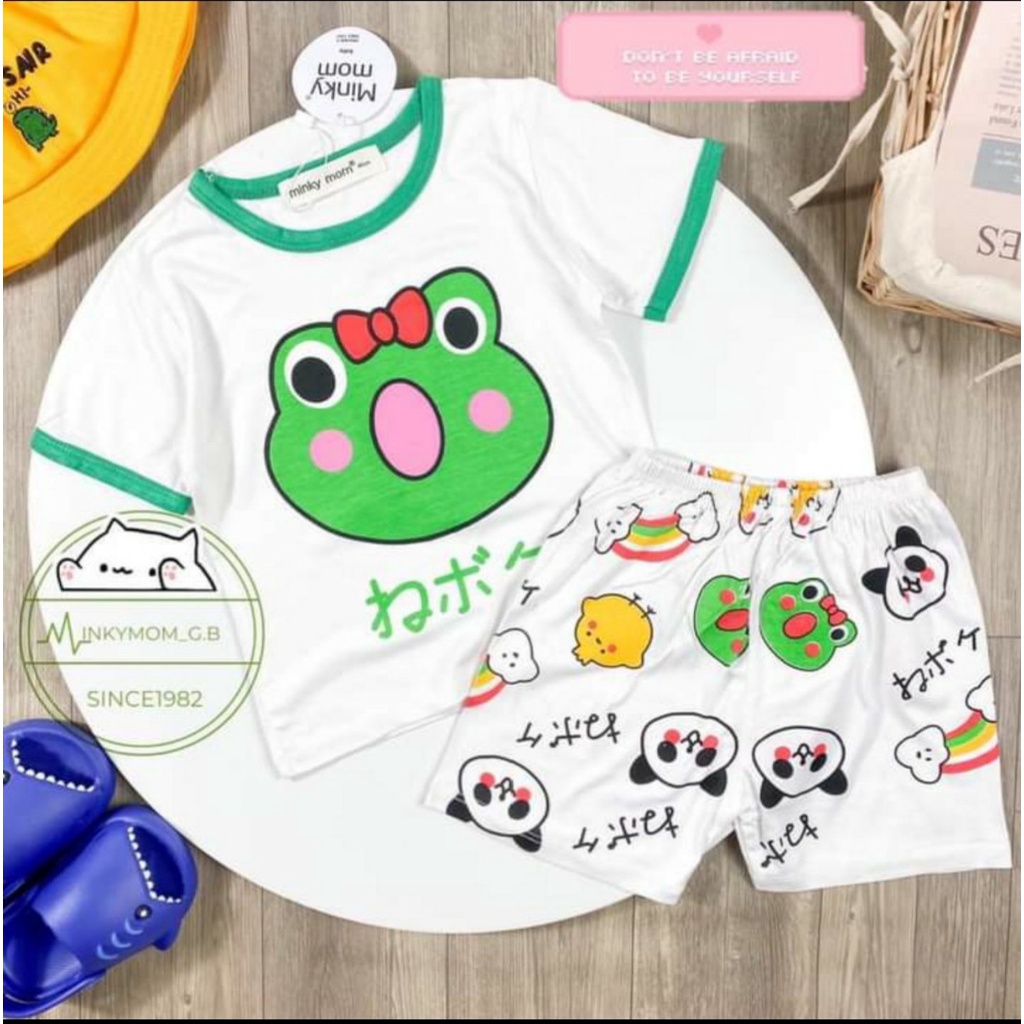 Đồ bộ cho bé trai bé gái size đại thun lạnh cộc tay minky mom trẻ em mặc ở nhà, bộ quần áo thun cho bé từ 8-28 kg BC010