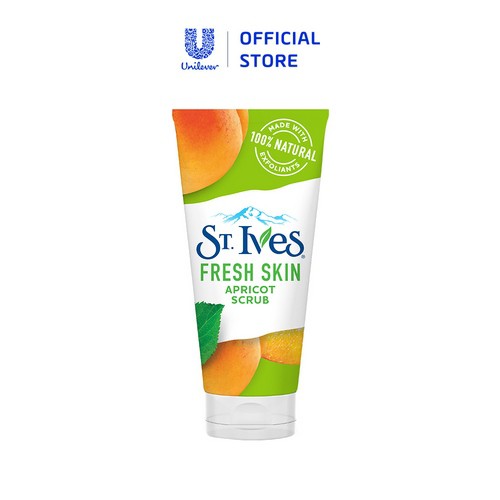 [Mã FMCGMALL -8% đơn 250K] Sữa rửa mặt tẩy tế bào chết tươi mát St.Ives chiết xuất Trái Mơ 170g