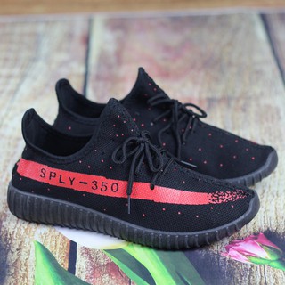Giày Sneaker  Bo ost 350V2 Đen Đỏ Thời Trang
