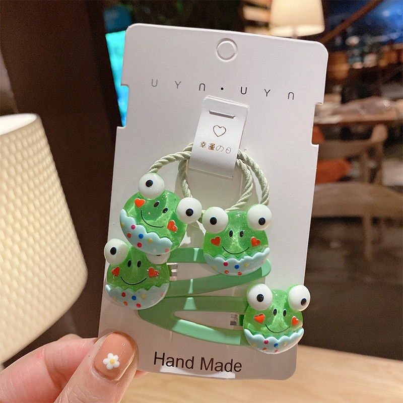 Set 4 Kẹp Tóc Dễ Thương Cho Bé Gái