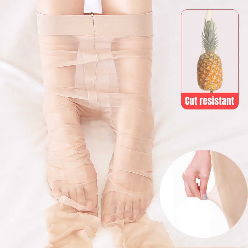 Quần Tất Siêu Mỏng Mềm Mại Co Giãn Chống Móc Chống Cắt Thoáng Khí Size Lớn Cho Nữ