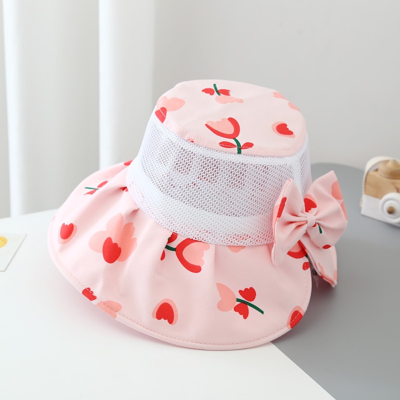Nón Bucket Rộng Vành UPF 50 + Dễ Thương Cho Bé