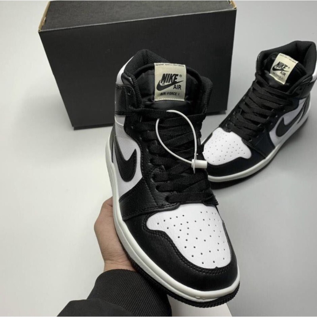 [Da nhăn11] Giày air Jordan panda, giày jordan đen trắng -Tomy store