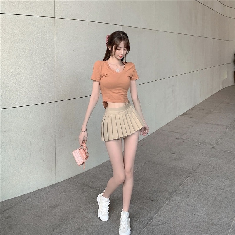 Áo Thun Croptop Hở Lưng Dáng Ôm Cột Nơ Thời Trang Mùa Hè Quyến Rũ Cho Nữ