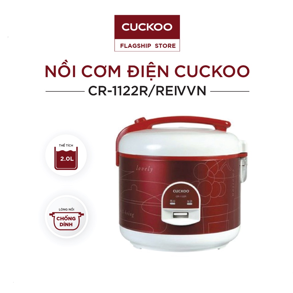 Nồi Cơm Điện CUCKOO CR-1122R - HÀNG CHÍNH HÃNG