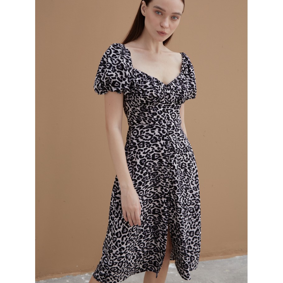 COCO SIN - Đầm Midi Da Beo | BigBuy360 - bigbuy360.vn