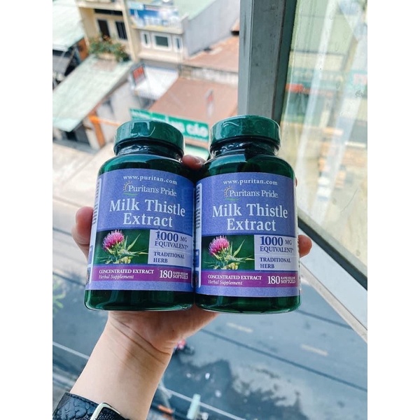 [Hàng Mỹ Bao Check] Thải độc gan, bổ gan, làm mát gan, tăng cường chức năng gan Milk Thistle Extract 1000mg 90-180 viên