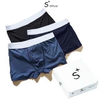 Hộp 5 quần lót nam boxer cotton cao cấp thoáng mát dày dặn - Quần lót đùi nam cao cấp - 5QL005