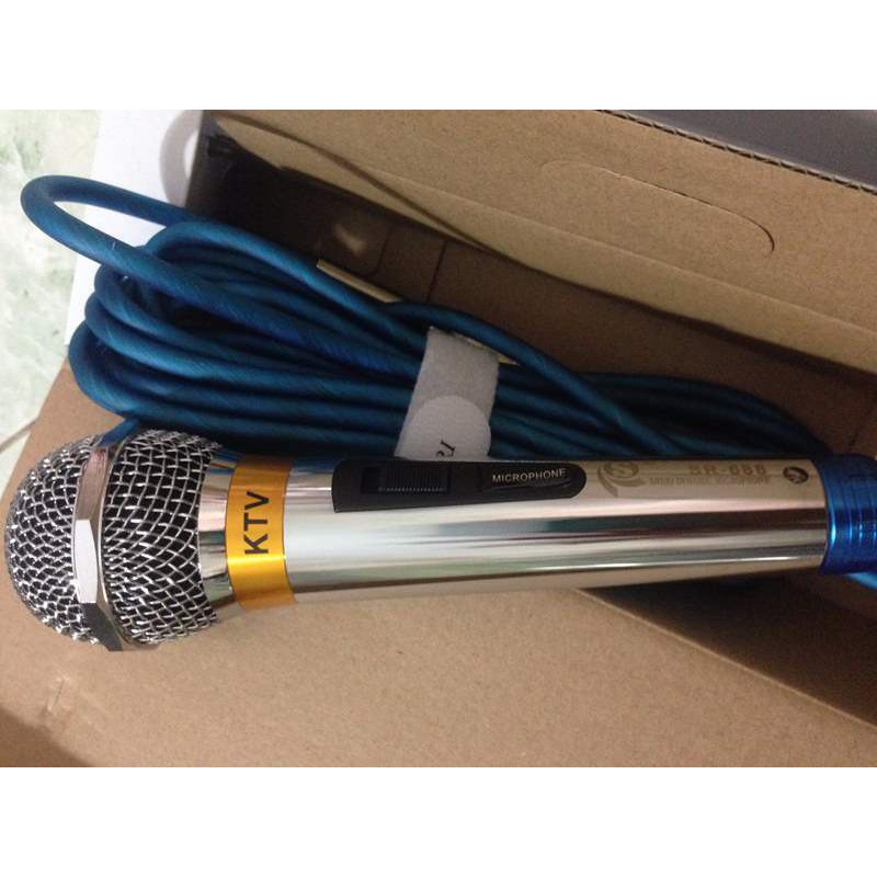 [Mã ELHACE giảm 4% đơn 300K] Micro Karaoke Dây Shuri SR-688 Chất Âm Tốt, Dây Dài 4M - BH 6 Tháng - Hưng Long PC