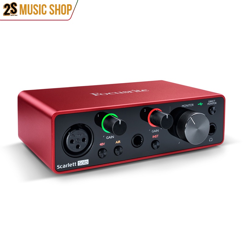 Soundcard Thu Âm Scarlett Solo Gen 3 Focusrite