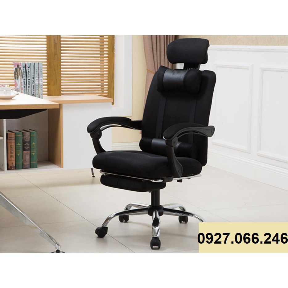 Ghế Xoay Văn Phòng 2 in 1, Ghế công thái học Tựa Đầu 3D, Lưng có thể ngả 145°, Bảo Vệ Cột Sống Lưng