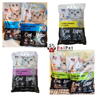 Cát Vệ Sinh Cát Đất Sét Cho Mèo Hương Lavender Apple Coffee Green Tea Lemon 5 Mùi Hương Cat Litter 5L