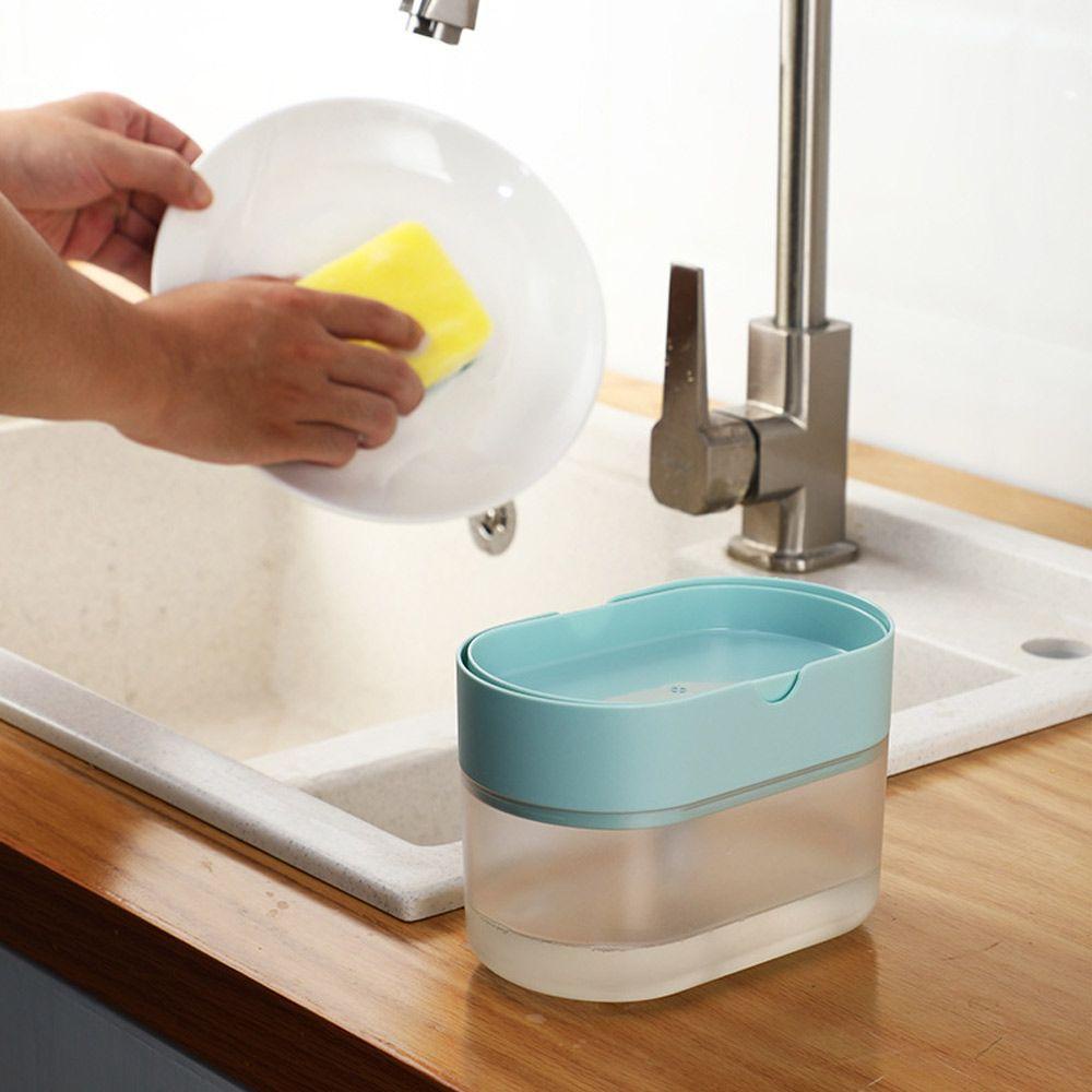 LONTIME Hộp Đựng Xà Phòng Dạng Nhấn Tiện Dụng Cho Nhà Bếp