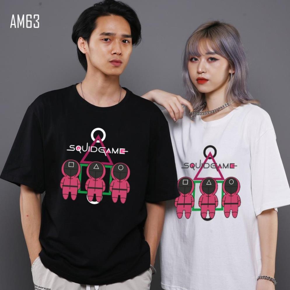 [HOTTREND] Áo Squid Game Trò Chơi Con Mực - Áo thun Squid Game Form Dáng Rộng Nam Nữ mã AM63