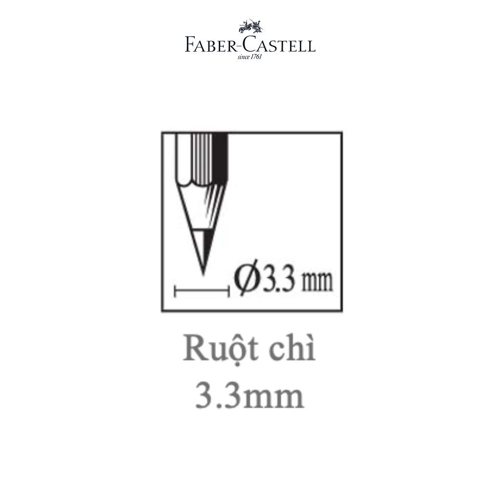 Chì Màu Lục Giác Faber-Castell - Hộp Thiếc Tròn 12 màu