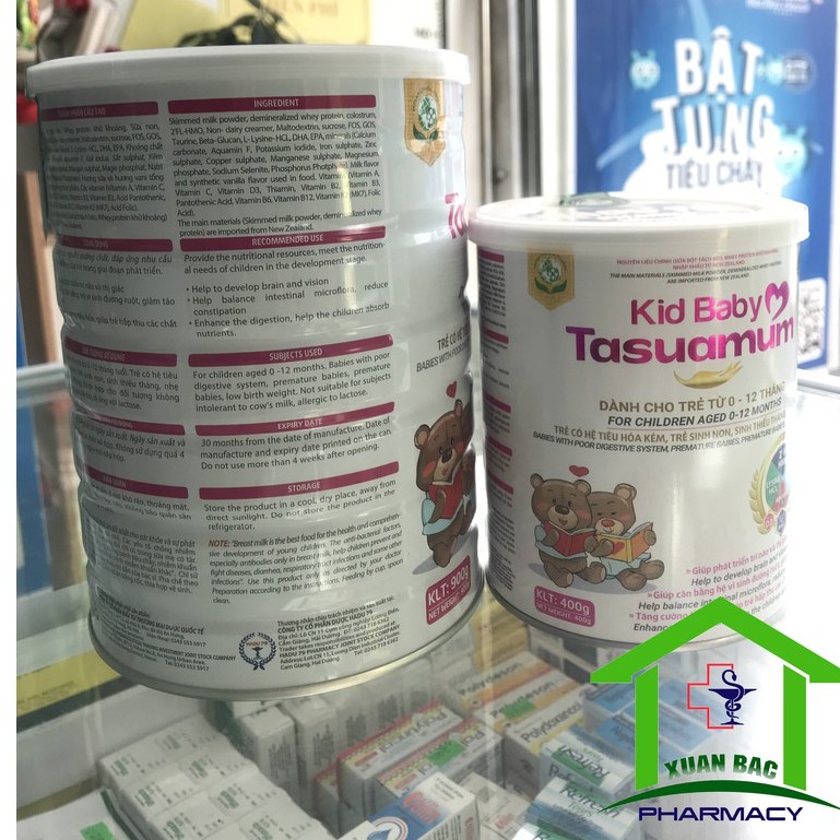 ✅ sữa bột cho trẻ sơ sinh Kid Baby Tasuamum sữa phát triển trí não cho bé trí tuệ toàn diện lon 900G/400G