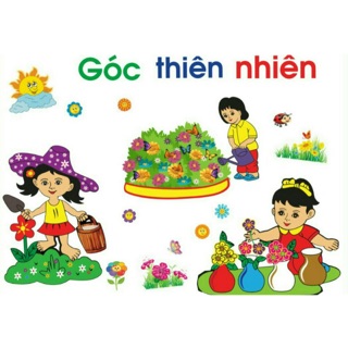 Combo 2 bộ tranh góc mầm non