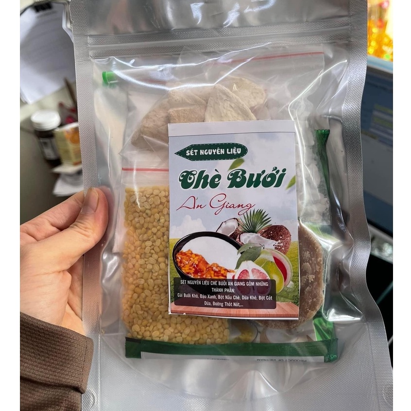 SET CHÈ BƯỞI - CHÈ BƯỞI CỐM NON NẤU AN GIANG ĐƯỢC 10-12 BÁT