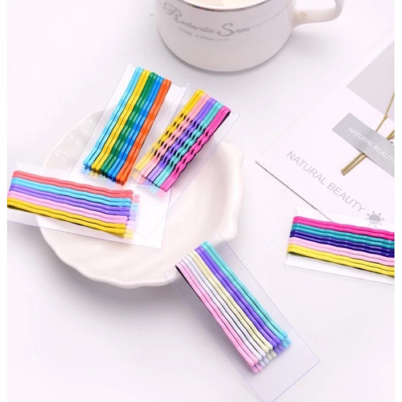 set 10 kẹp tăm nhiều màu xinh xắn