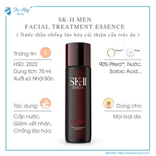 Nước Thần Chống Lão Hóa Cho Nam SK-II Men Facial Treatment Essence 75ml