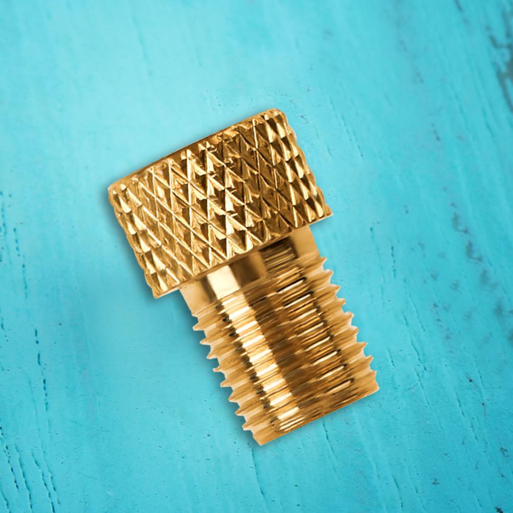 Set 5 đầu nối van lốp xe đạp bằng đồng