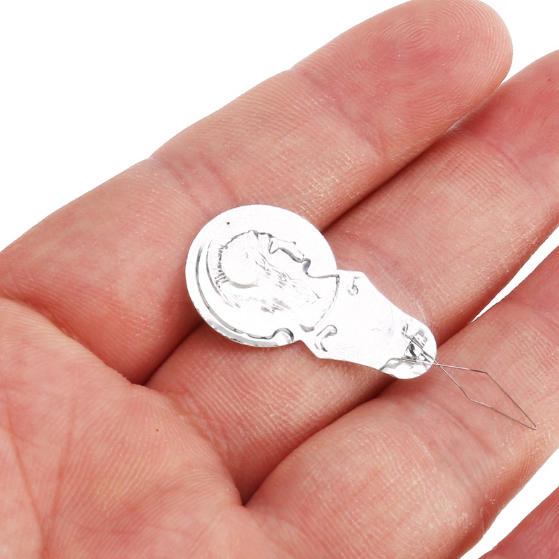 1 Gói Dụng Cụ Xỏ Chỉ Bằng Nhôm Màu Bạc