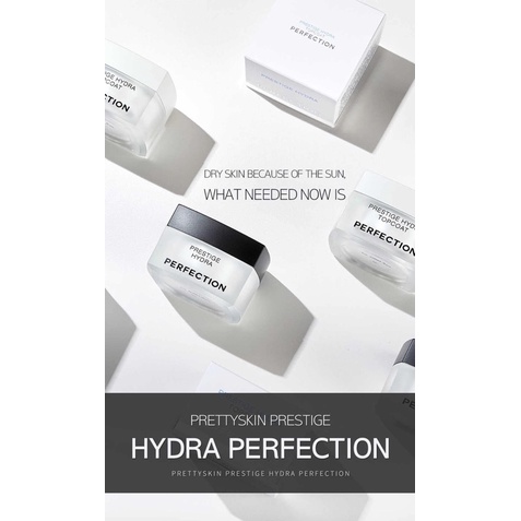 Kem Dưỡng Trắng Da, Phục Hồi Da Yếu Pretty Skin Prestige Hydra TopCoat Perfection 50ml