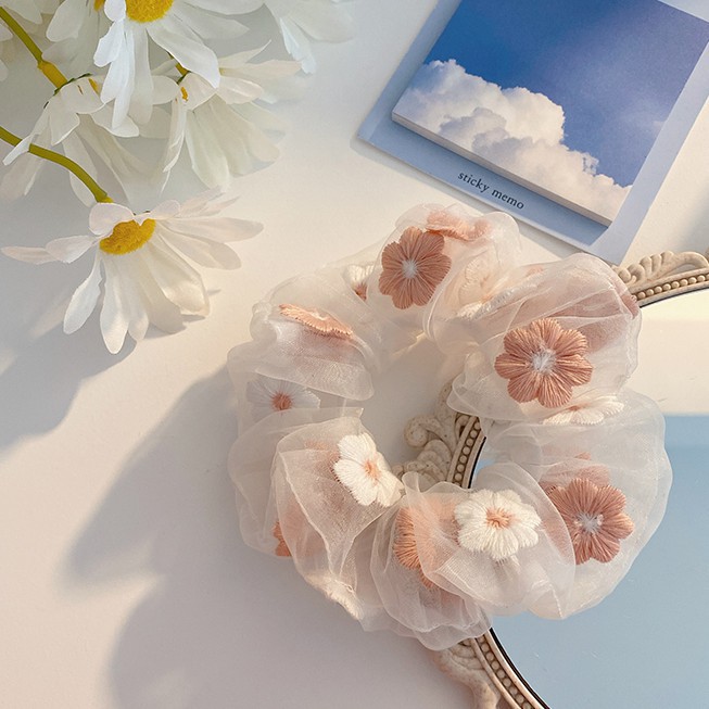 QADCOL Dây buộc tóc cỡ lớn thời trang cho nữ