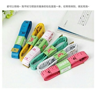 Thước dây 1,5m nhiều màu đo chiều cao, vòng eo