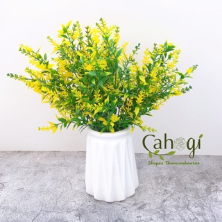 Cây Giả - Cành Lá Điểm Đỗ Vàng Đỗ Xanh