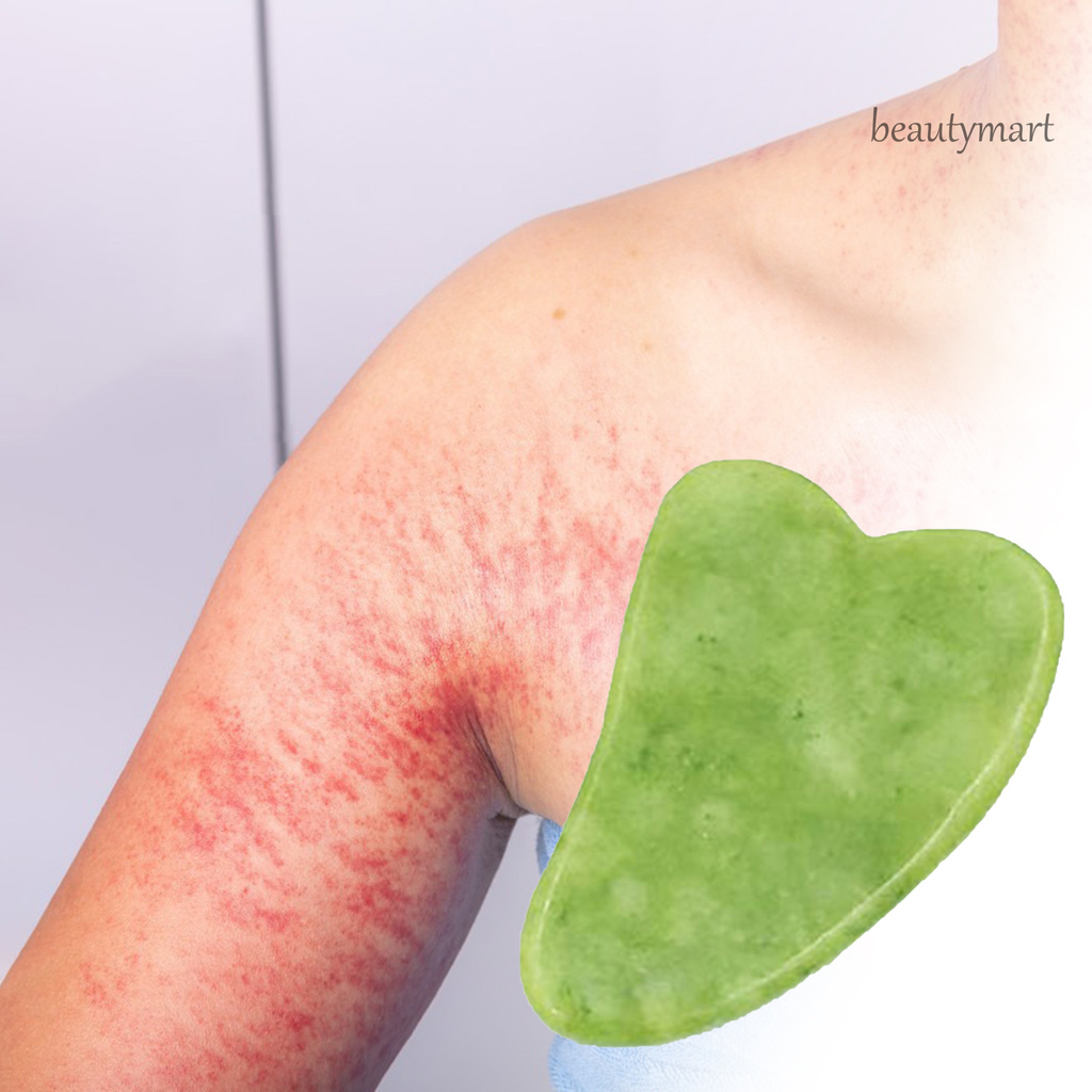 [Hàng mới về] Dụng Cụ Lăn Massage Hình Trái Tim Bằng Đá Cao Cấp Tiện Dụng